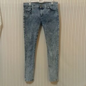 VIP  Acid Washed Jeans Lighter Blue